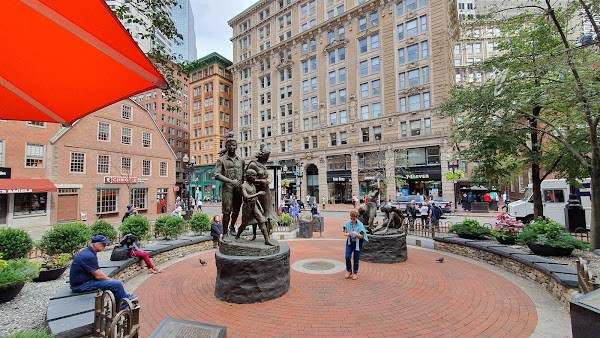 Boston Irish Famine Memorial photo