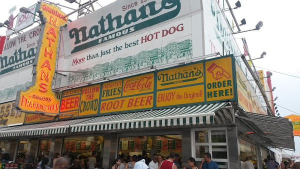 Nathan's Famous Food truck photo