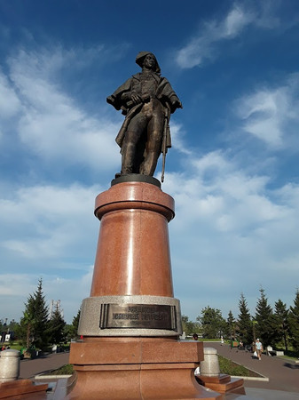 Triumphal Arch 375th Anniversary of Krasnoyarsk photo