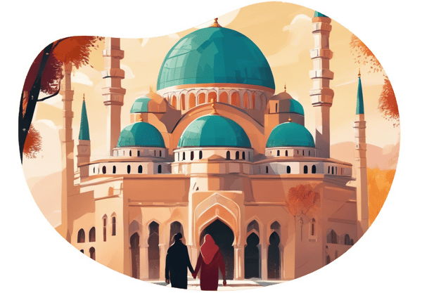 Ankara Love Bazaar date idea illustration