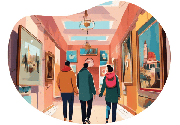 Artistic Exploration Date in Eskişehir date idea illustration