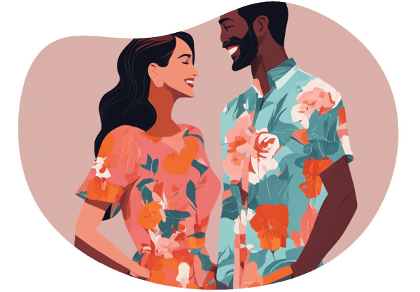 Body Swap Seduction date idea illustration