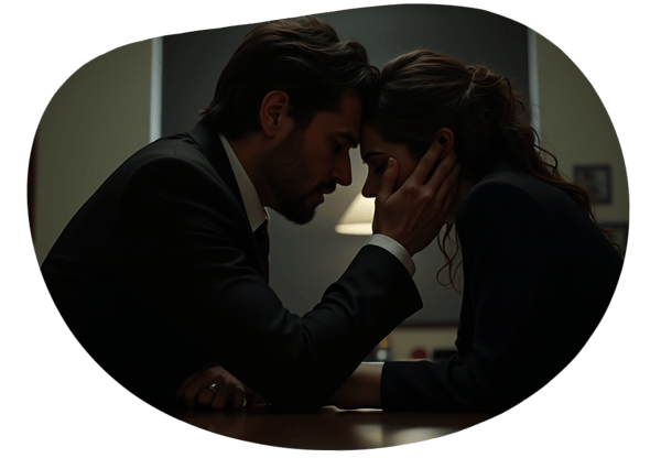 Boss's Private Meeting: A Seductive Power Play date idea illustration