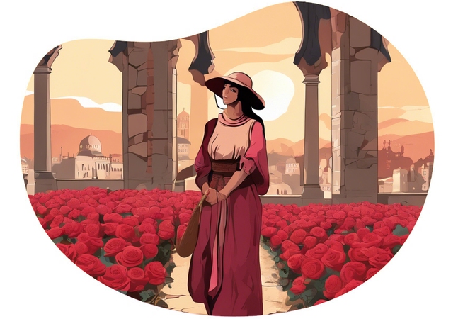 Mafia Leader and Peasantry Heroine date idea illustration