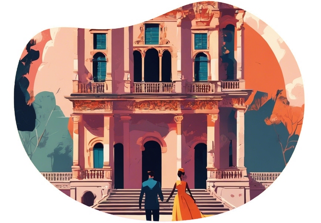 Mystery of the Ottoman Palace date idea illustration