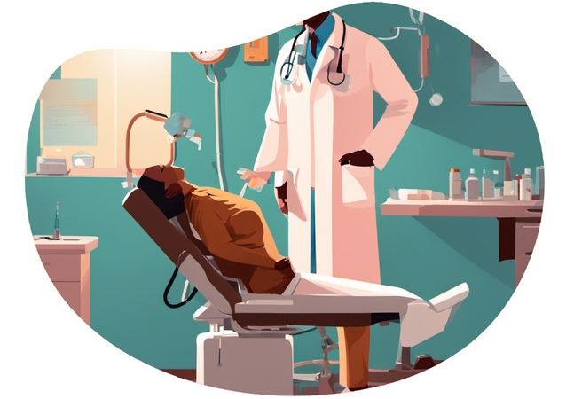 Erotic Hospital Roleplay date idea illustration