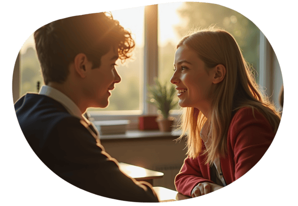 Classroom Crush in Omagh date idea illustration