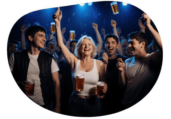 Concert Flashers: Mom's Big Surprise at Faster Horses date idea illustration