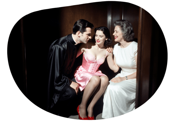 Confession Impudique à Paris date idea illustration