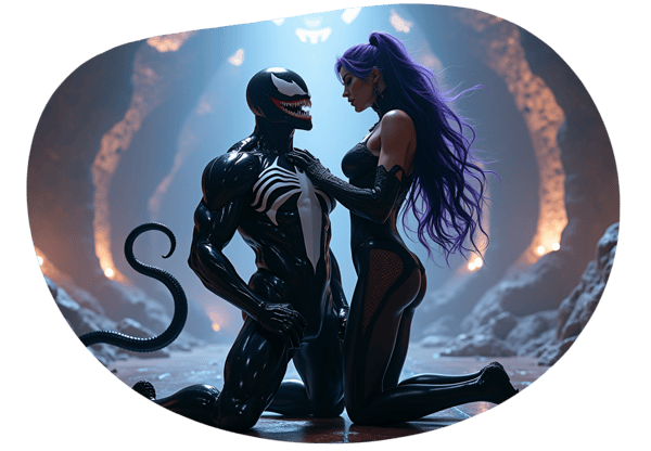 Cosmic Conquest: Venom's Devotion to Galacta date idea illustration