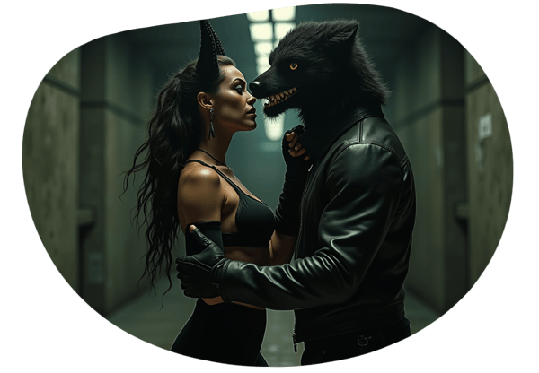Criminal Brat and the Shapeshifting Hunter date idea illustration