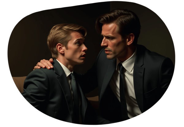 Debt and Desire: A Power Play date idea illustration