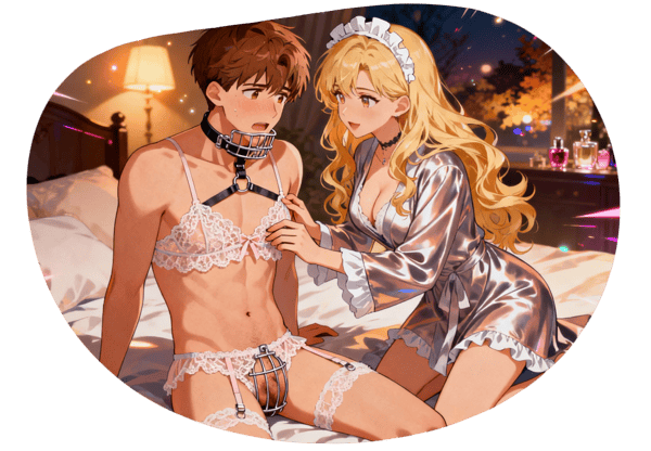 Embracing Femininity: A Sissy Transformation date idea illustration