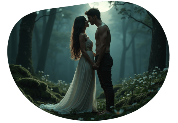 Enchanted Forest Rendezvous date idea illustration