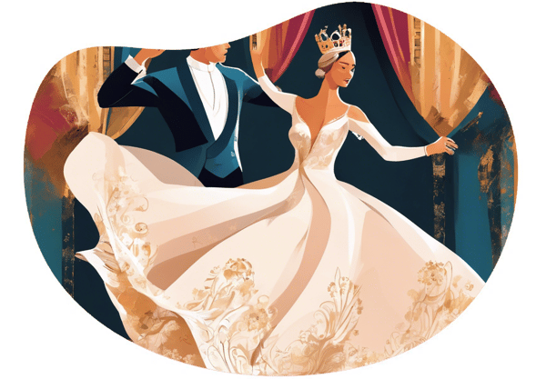 Enchanted Winter Palace date idea illustration