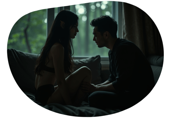 Encontro na Floresta com a Elfa Negra date idea illustration