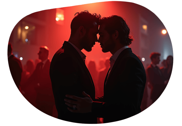 Enemies to Lovers: The Omegaverse Affair date idea illustration