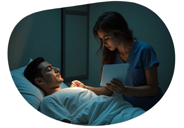 Erotic Emergency: Nurse and Patient Roleplay date idea illustration