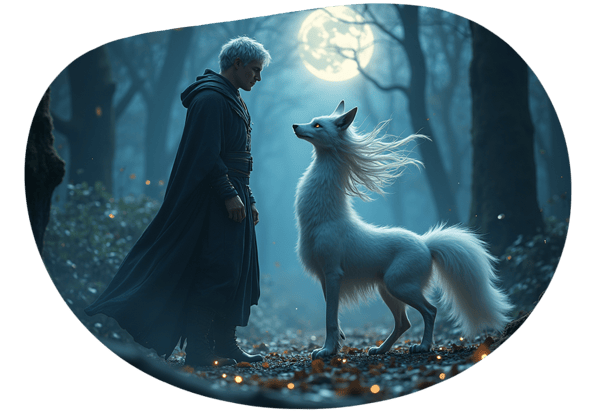 Eternal Mage and the Elusive Kitsune date idea illustration
