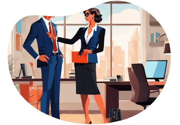 Executive Desires date idea illustration