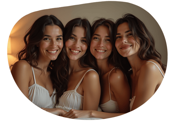 Fantasy Foursome Roleplay Night date idea illustration