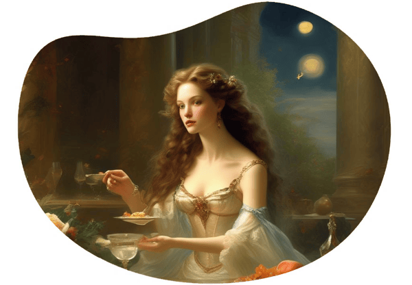Feeding the Goddess date idea illustration