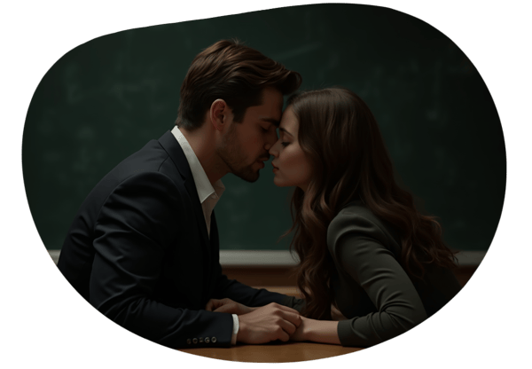 Forbidden Classroom Desire date idea illustration