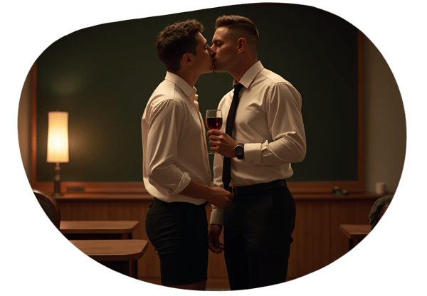 Forbidden Lecture: The Student's Seduction date idea illustration