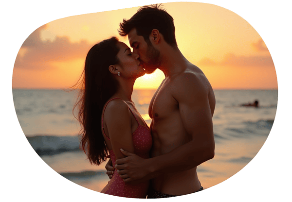 Forbidden Love: Maria and Jose's Secret Wedding date idea illustration