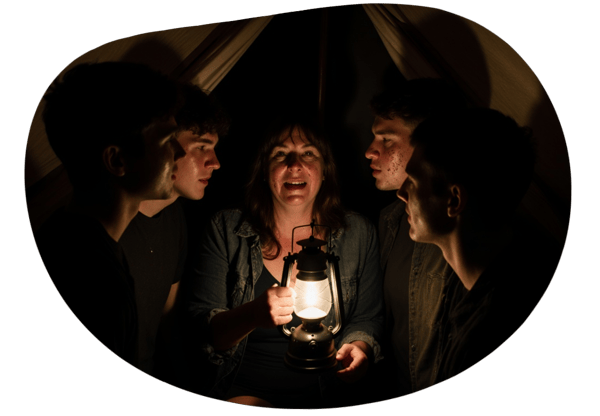 Forbidden Reunion at the Festival date idea illustration