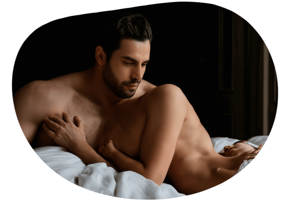 Geheime SM-Session mit zärtlicher Abwechslung date idea illustration