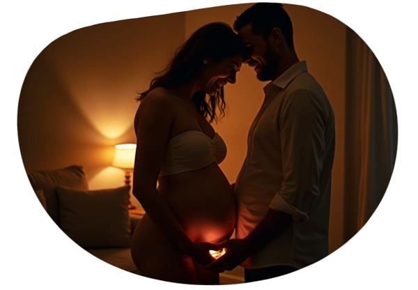 Gravidez Sensual date idea illustration