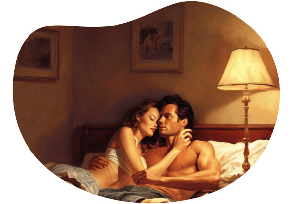 Guided Masturbation date idea illustration