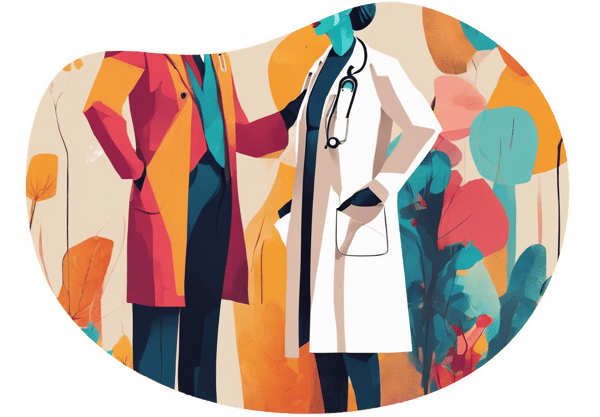 Healing Fantasies: Doctor and Patient Roleplay date idea illustration