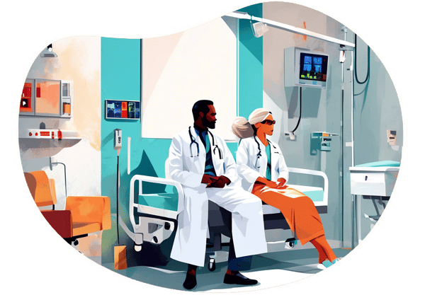 Healing Fantasies: The Doctor and Patient Encounter date idea illustration