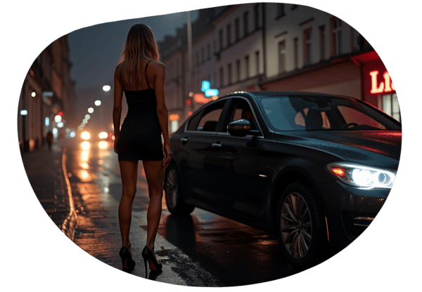 Heiße Nächte auf dem Straßenstrich in Leipzig date idea illustration