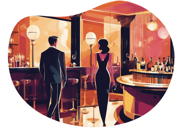 High School Sweethearts Reunion date idea illustration