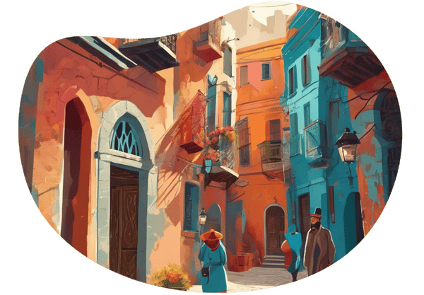 Historical Treasure Hunt in Aksaray date idea illustration