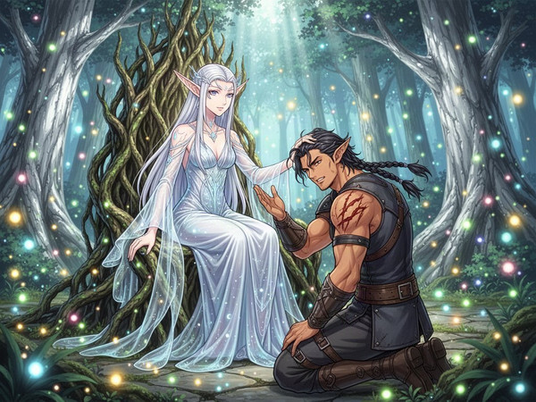 Flux 2 Turbo — The Elven Queen's Champion — Anime