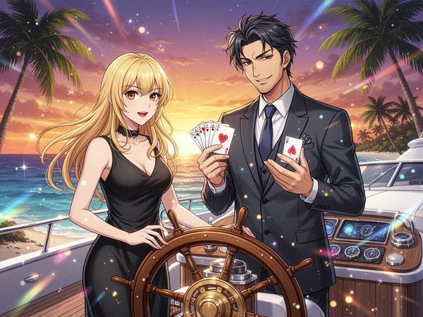 Flux 2 Turbo — Luxury Yacht Romance — Anime