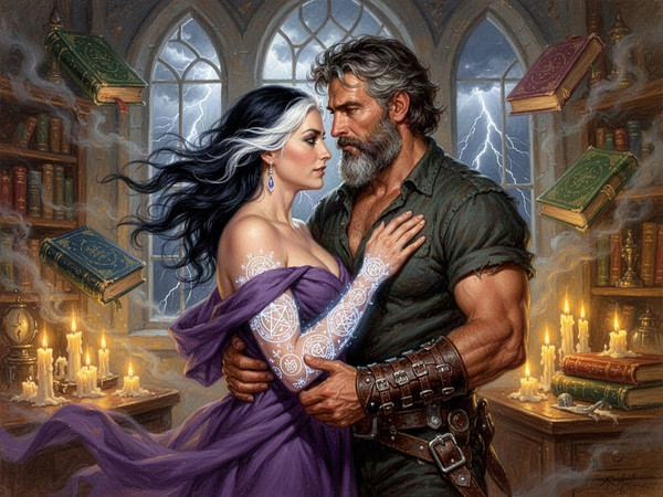 Flux 2 Turbo — A Night in the Sorceress's Tower — Classic Romance