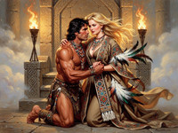 Flux 2 Turbo — Tribal Guardian's Desire — Classic Romance