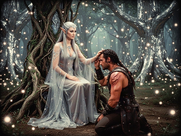Flux 2 Turbo — The Elven Queen's Champion — Dark Fantasy