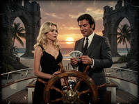 Flux 2 Turbo — Luxury Yacht Romance — Dark Fantasy