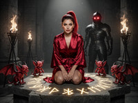 Flux 2 Turbo — Altar of Desire — Film Noir