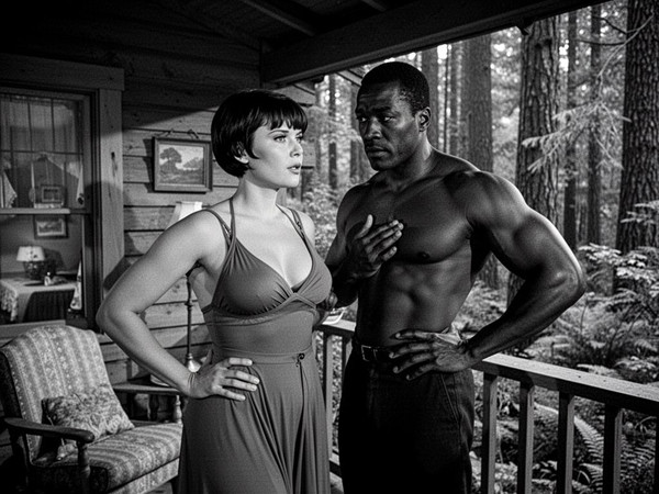 Flux 2 Turbo — Cabin in the Woods — Film Noir