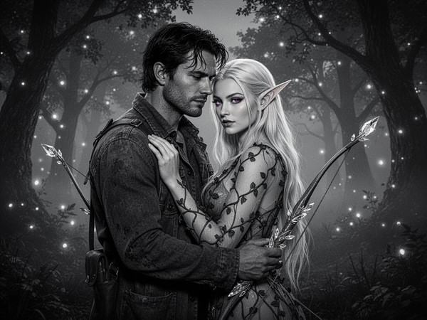 Flux 2 Turbo — Fantasy Romance in the Whispering Grove — Film Noir