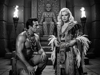 Flux 2 Turbo — Tribal Guardian's Desire — Film Noir