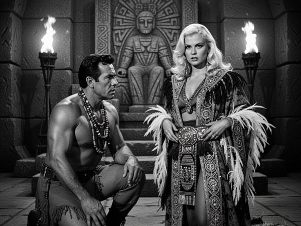 Flux 2 Turbo — Tribal Guardian's Desire — Film Noir