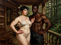 Flux 2 Turbo — Cabin in the Woods — Oil Painting